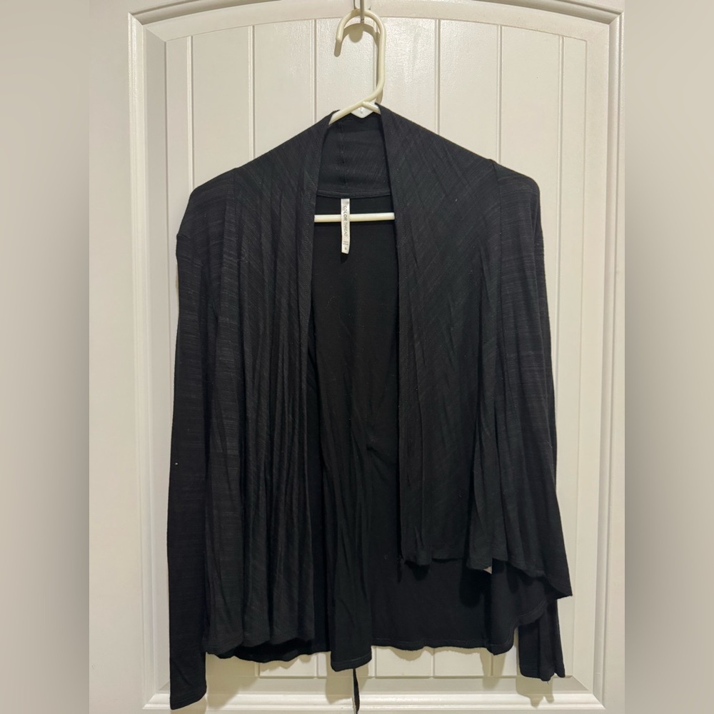 Elegant Black Women's Cape Jacket